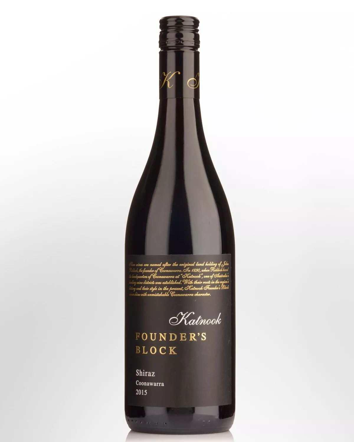2015 Katnook Founder's Block Shiraz