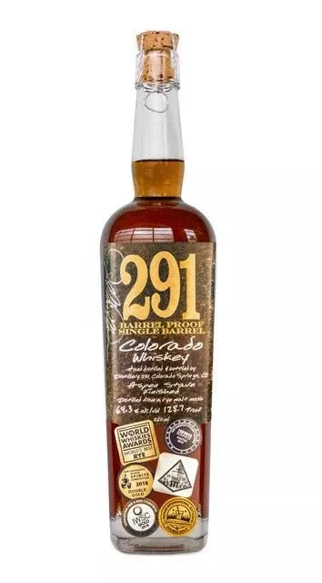 291 COLORADO WHISKEY BARREL PROOF SINGLE BARREL