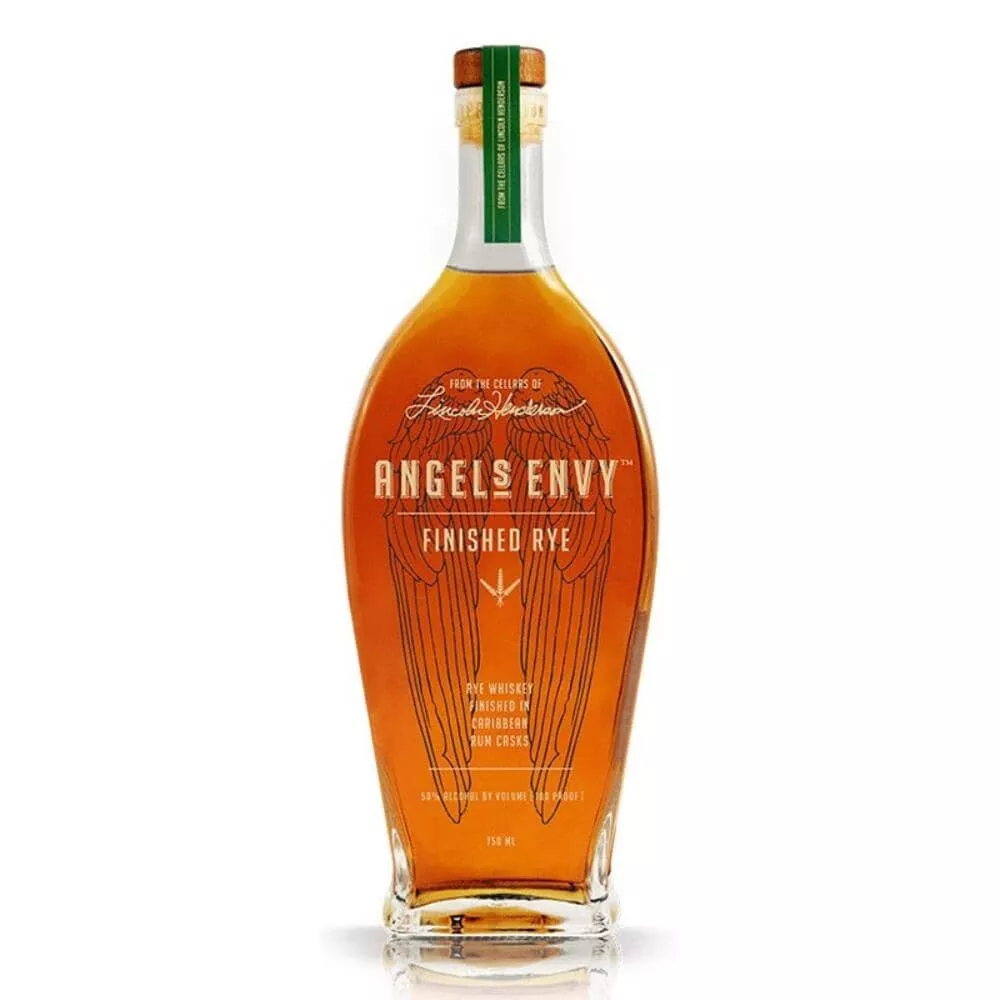 Angel’s Envy Rye Whiskey Finished in Caribbean Rum Casks 375ML