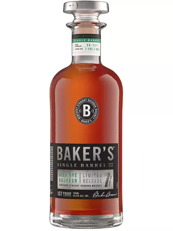 Baker's 7 Year Old Single Barrel High Rye Bourbon Whiskey