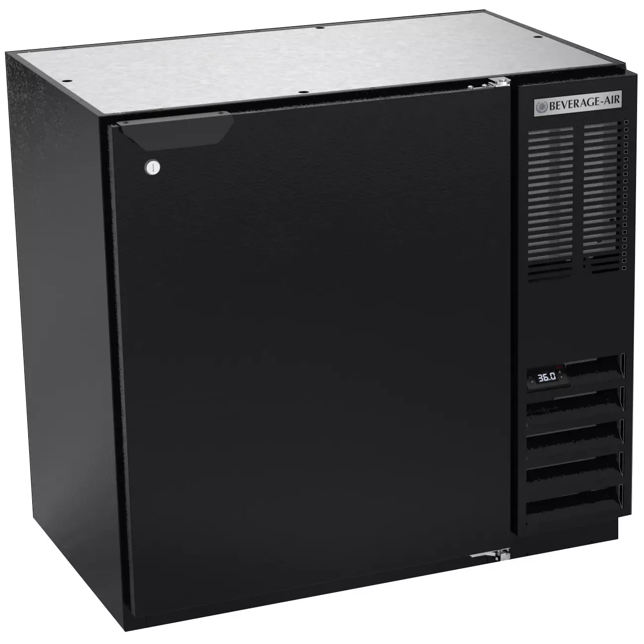 Beverage-Air 36" Back Bar Refrigerator - Black