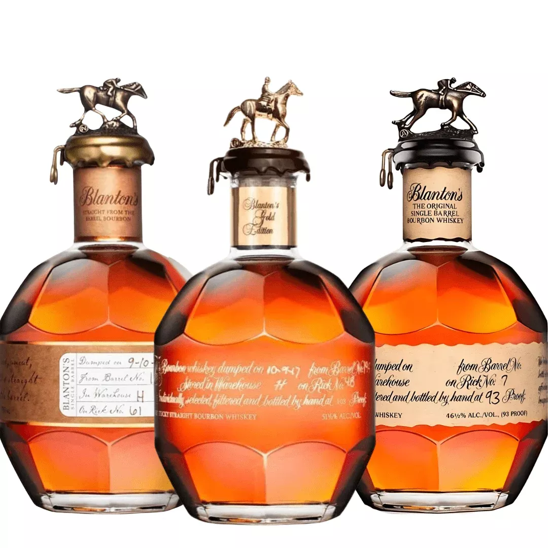 The Blanton’s Triple Crown Collection - Gold, Straight from the Barrel & Original