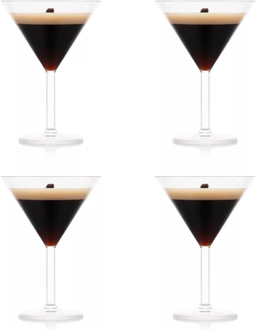 Bodum Set of 4 Oktett Plastic Martini Glasses