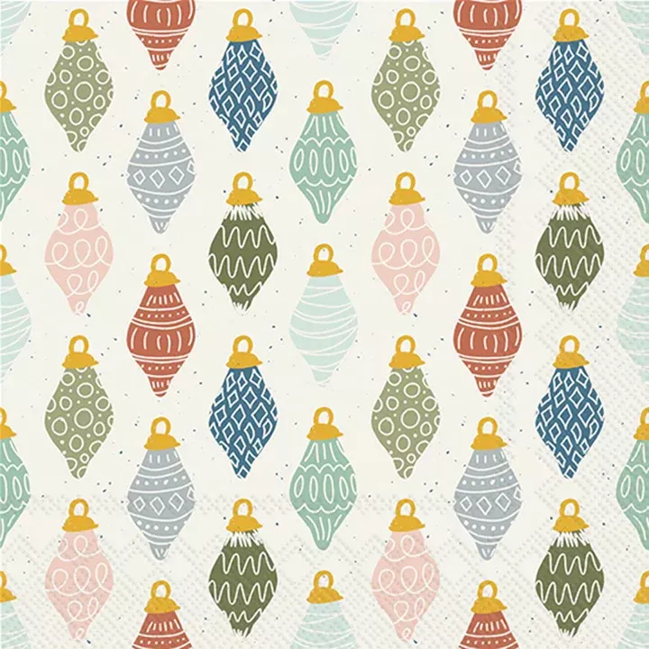 Boho Ornaments Paper Beverage Napkins