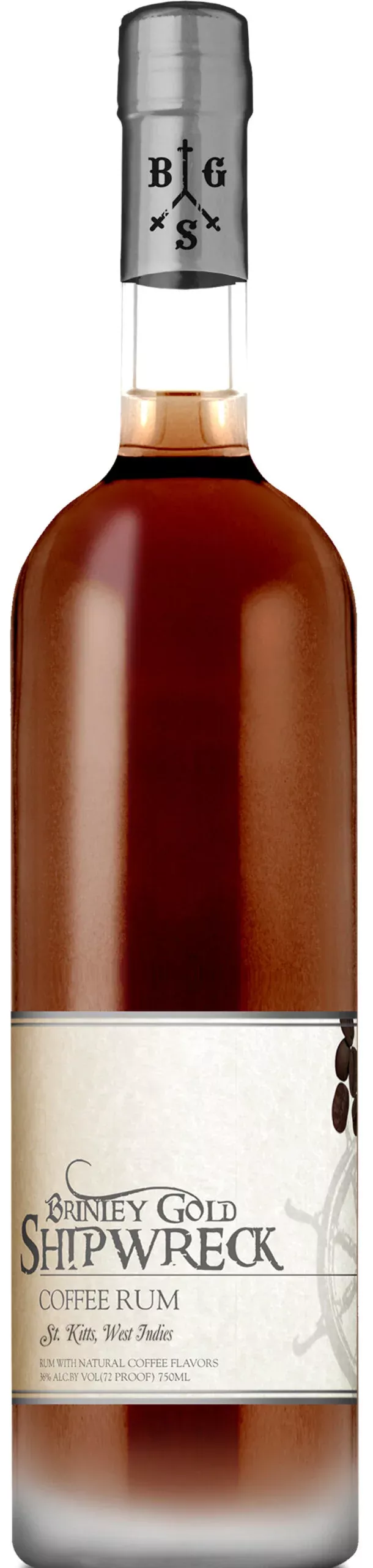 Brinley Shipwreck Rum Coffee 750ML