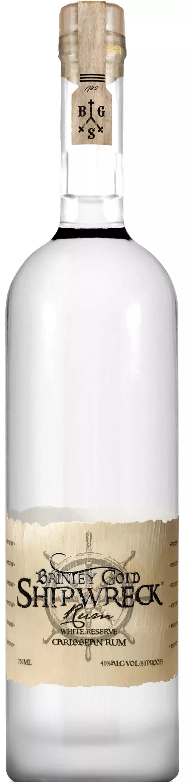 Brinley Shipwreck Rum White Reserva 750ML