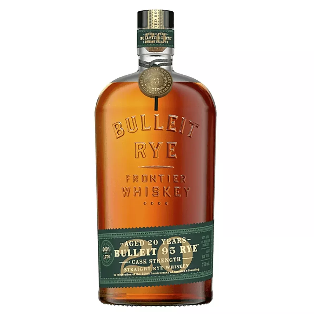Bulleit 20 Year Rye Cask Strength Whiskey 750mL