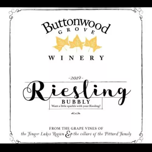 Buttonwood Riesling Bubbly Finger Lakes