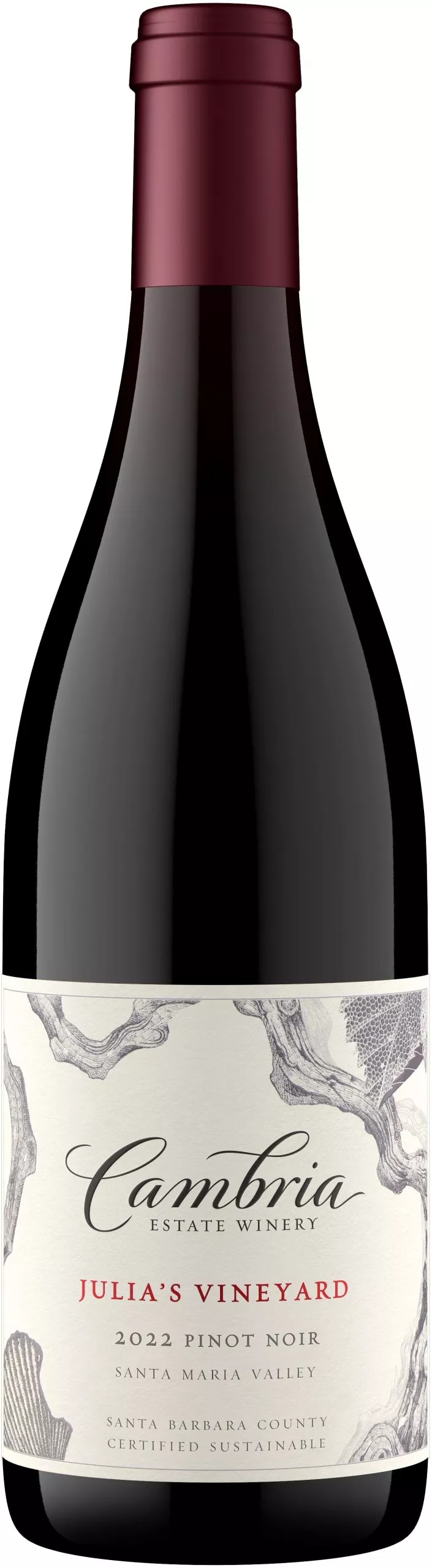 Cambria Pinot Noir Julia’s Vineyard Santa Maria Valley 2022 750 ML