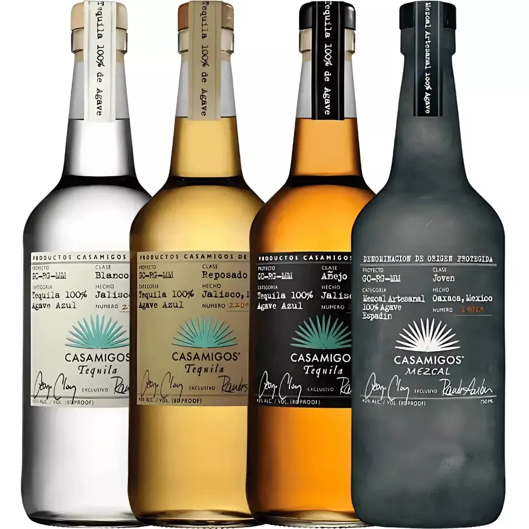 Casamigos Tequila Bundle: Blanco, Reposado, Añejo & Mezcal