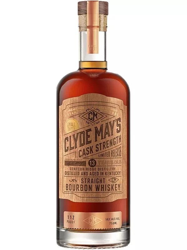 Clyde May's Cask Strength 13 Year Old Bourbon Whiskey