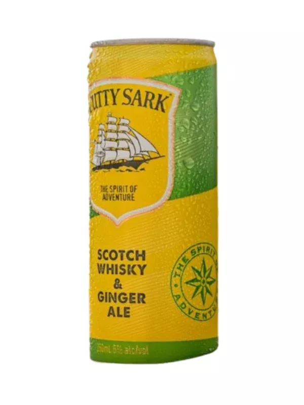 Cutty Sark Scotch Whisky & Ginger Ale Cocktail