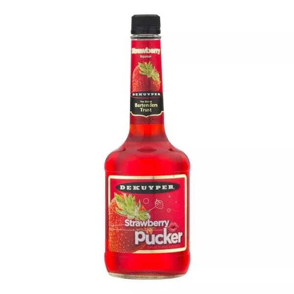 Dekuyper Pucker Strawberry Schnapp 750ml