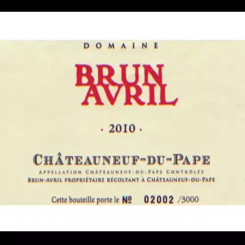 Domaine Brun Avril Châteauneuf-du-Pape Rouge