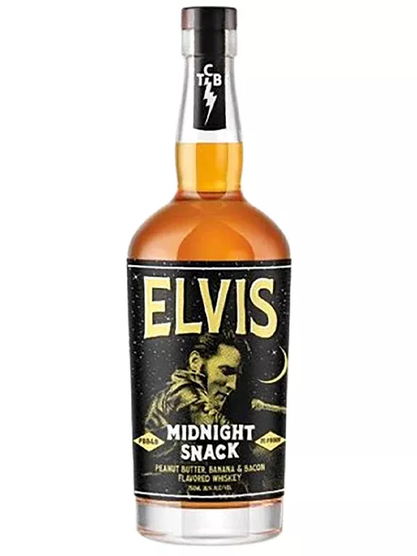 Elvis Midnight Snack Peanut Butter, Banana & Bacon Flavored Whiskey