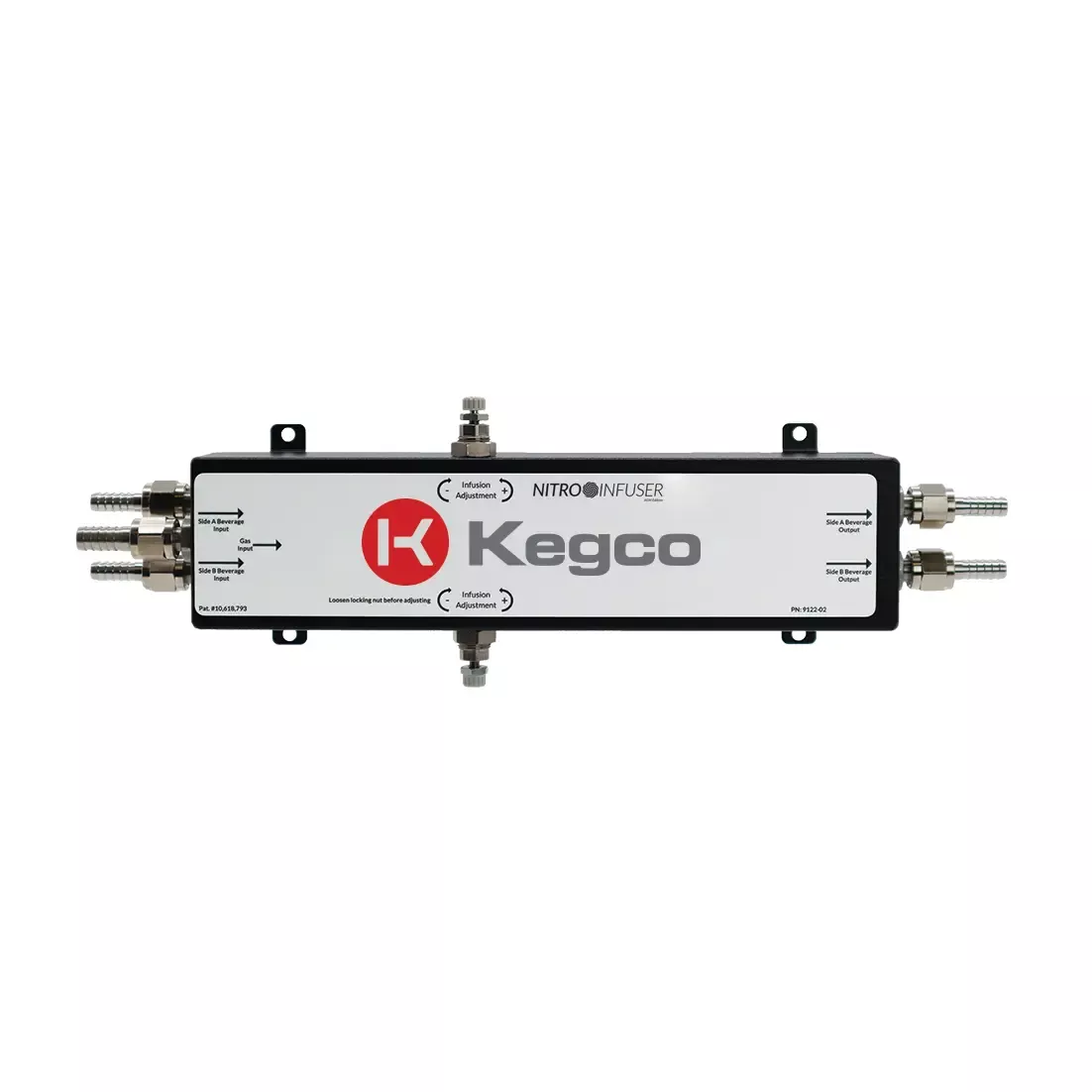 Enhanced Beverage Solutions Kegco Nitro Infuser - Dual Faucet