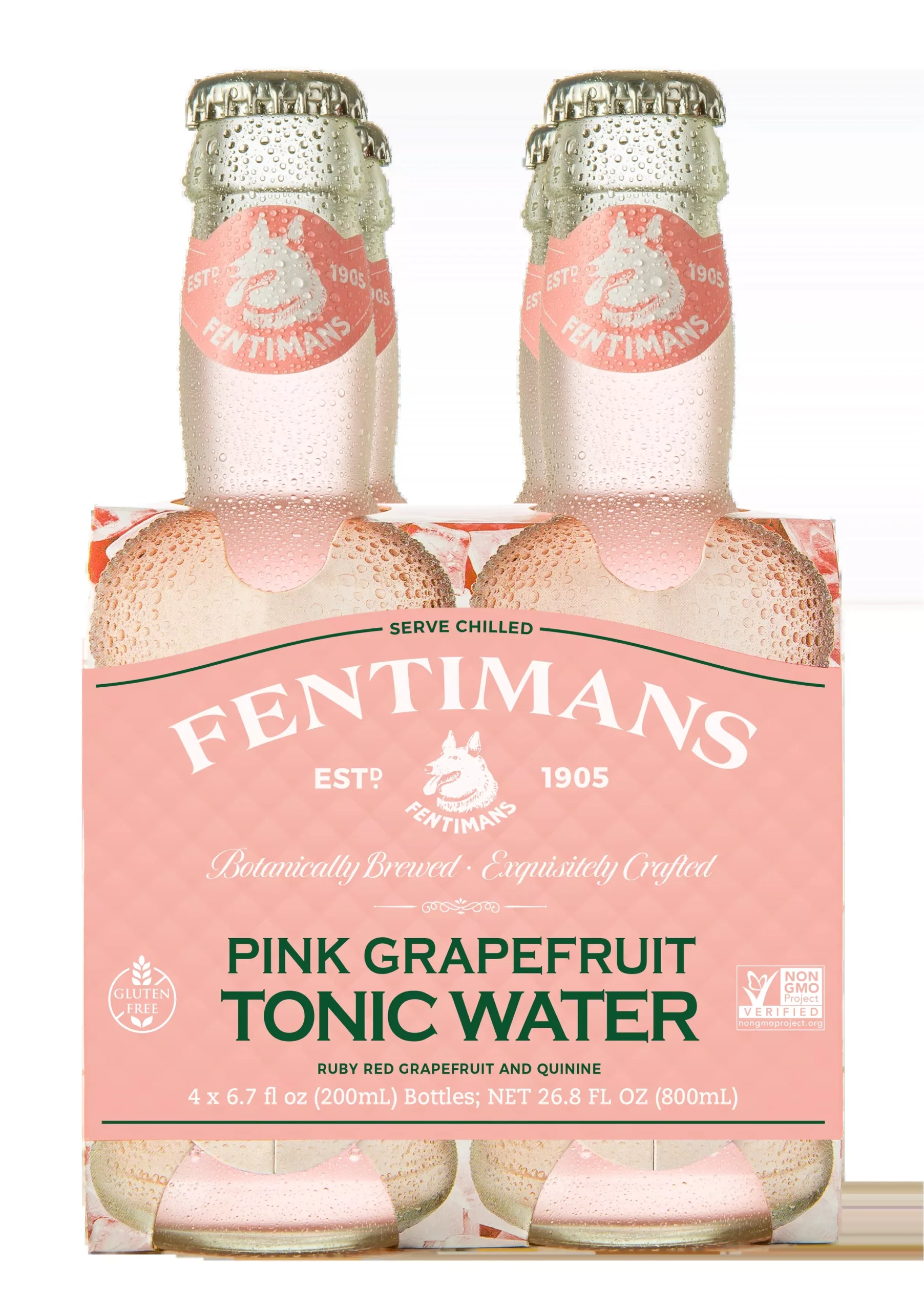 Fentimans Tonic Water Pink Grapefruit 6/4P 200ML