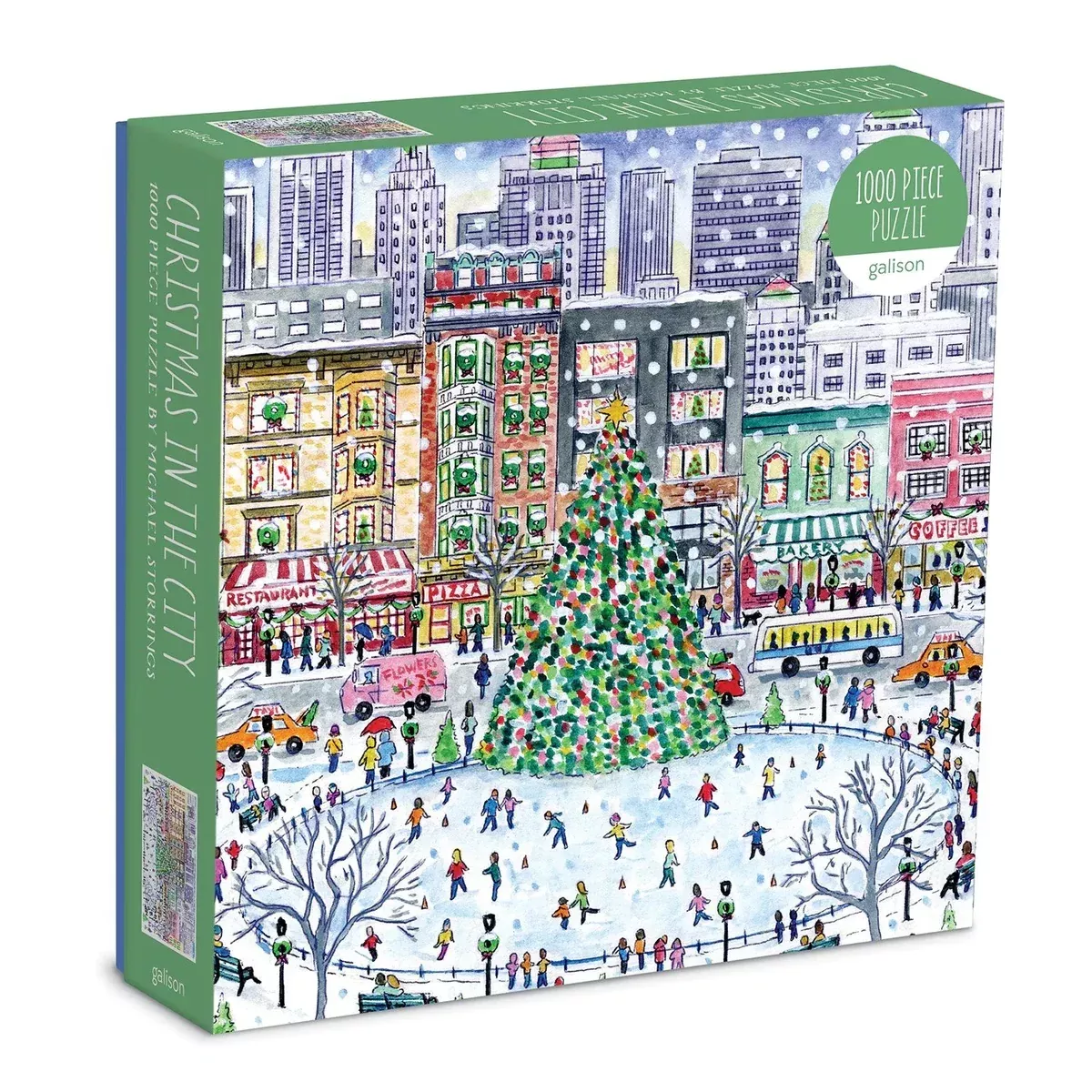 Galison Christmas in the City 1000 Piece Puzzle