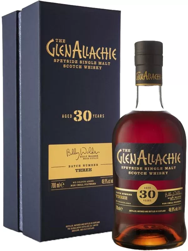 GlenAllachie 30 Year Old Cask Strength Scotch Whisky Batch 3