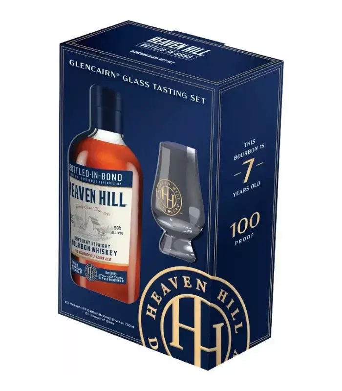 Heaven Hill 7 Year Old Bourbon Gift Set with Glencairn Glass