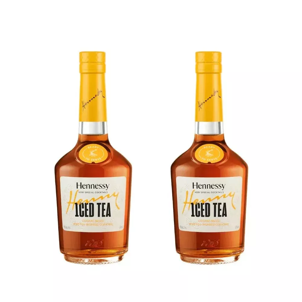 Hennessy Henny Iced Tea Ready to Serve Cognac Cocktail 375mL 2-Pack
