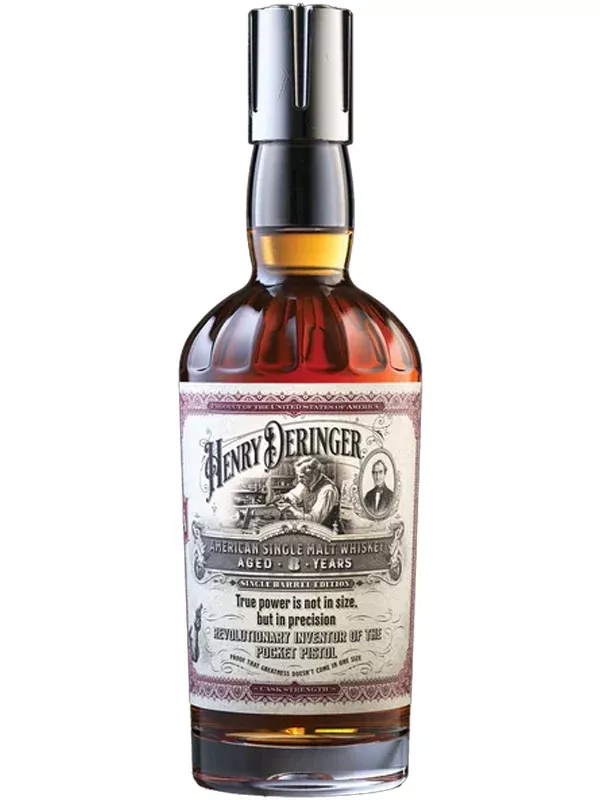 Henry Deringer 8 Year Old Single Barrel American Single Malt Whiskey