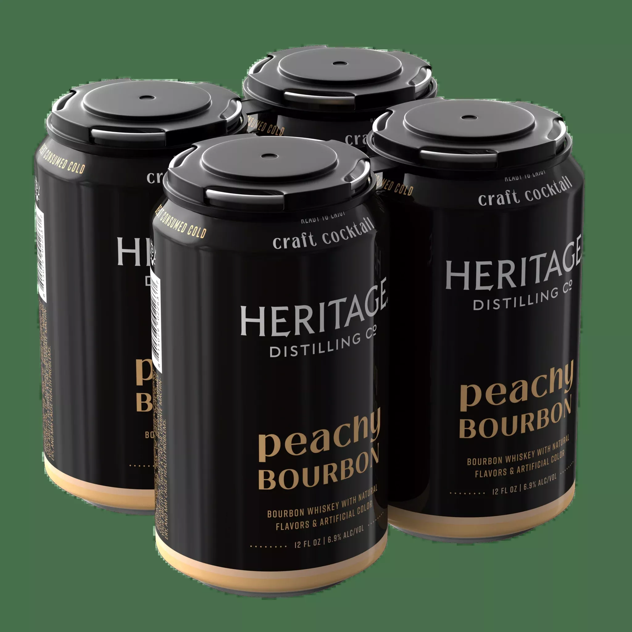 Heritage Distilling Co Peachy Bourbon 4 Pack Cans
