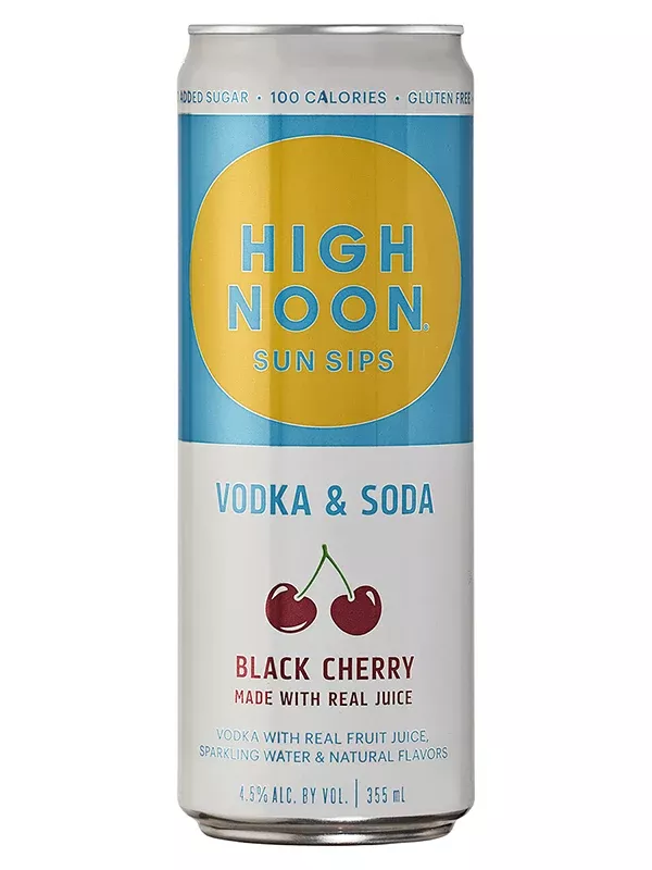 High Noon Black Cherry Vodka & Soda