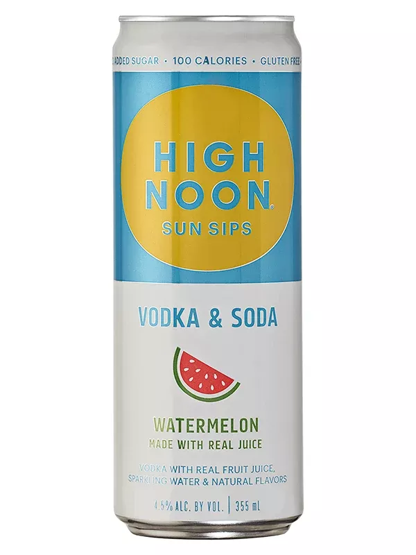 High Noon Watermelon Vodka & Soda