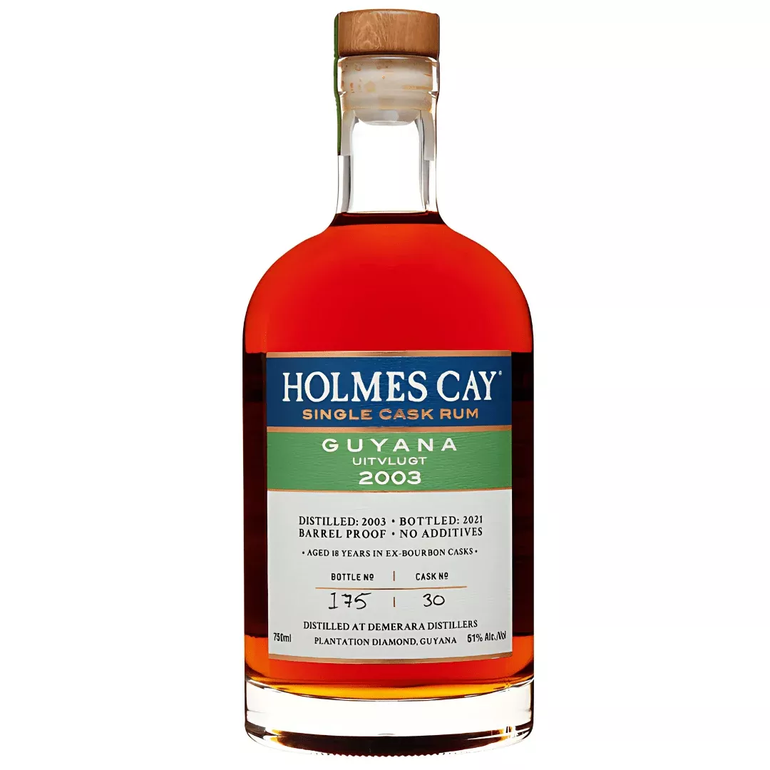 Holmes Cay Guyana Uitvlugt 2003 Single Cask Rum