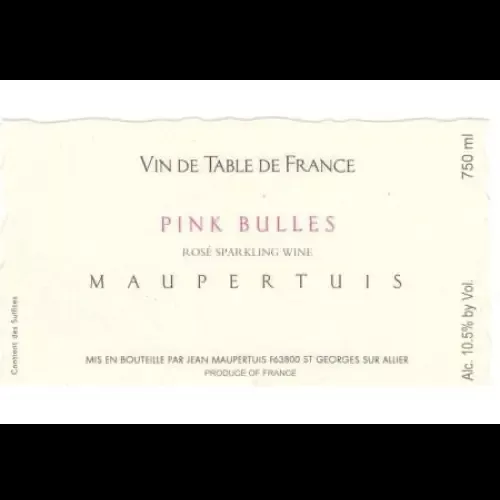 Jean Maupertuis Sparkling Pink Bulles