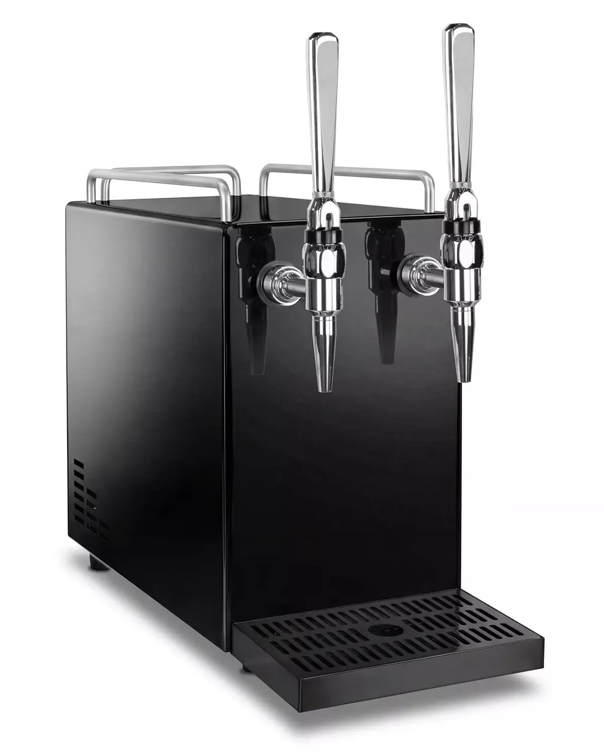 Kegco Kegco KHS-2CNBS Nitro Coffee Dispenser Countertop Unit - Black SS