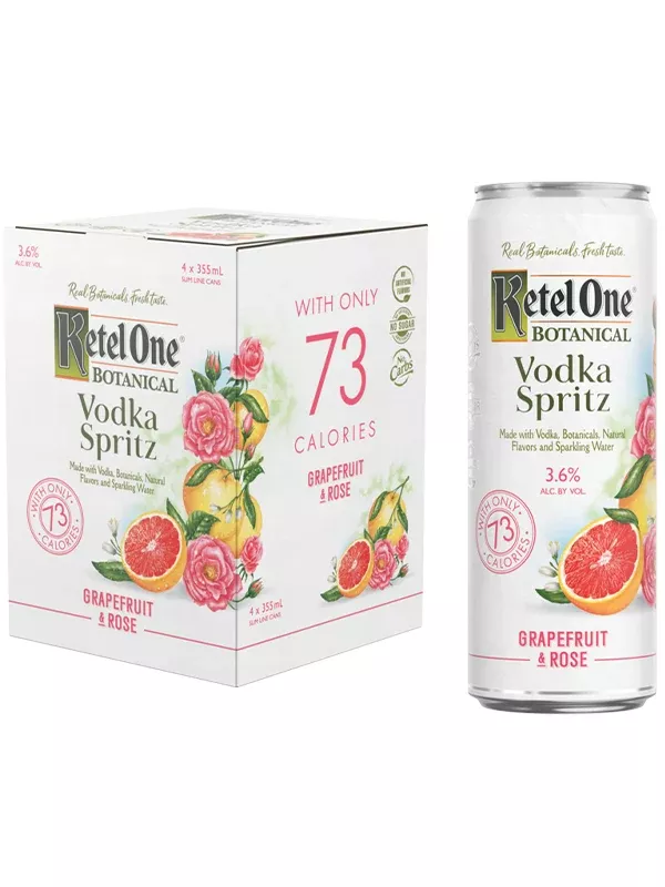 Ketel One Botanical Grapefruit & Rose Vodka Spritz