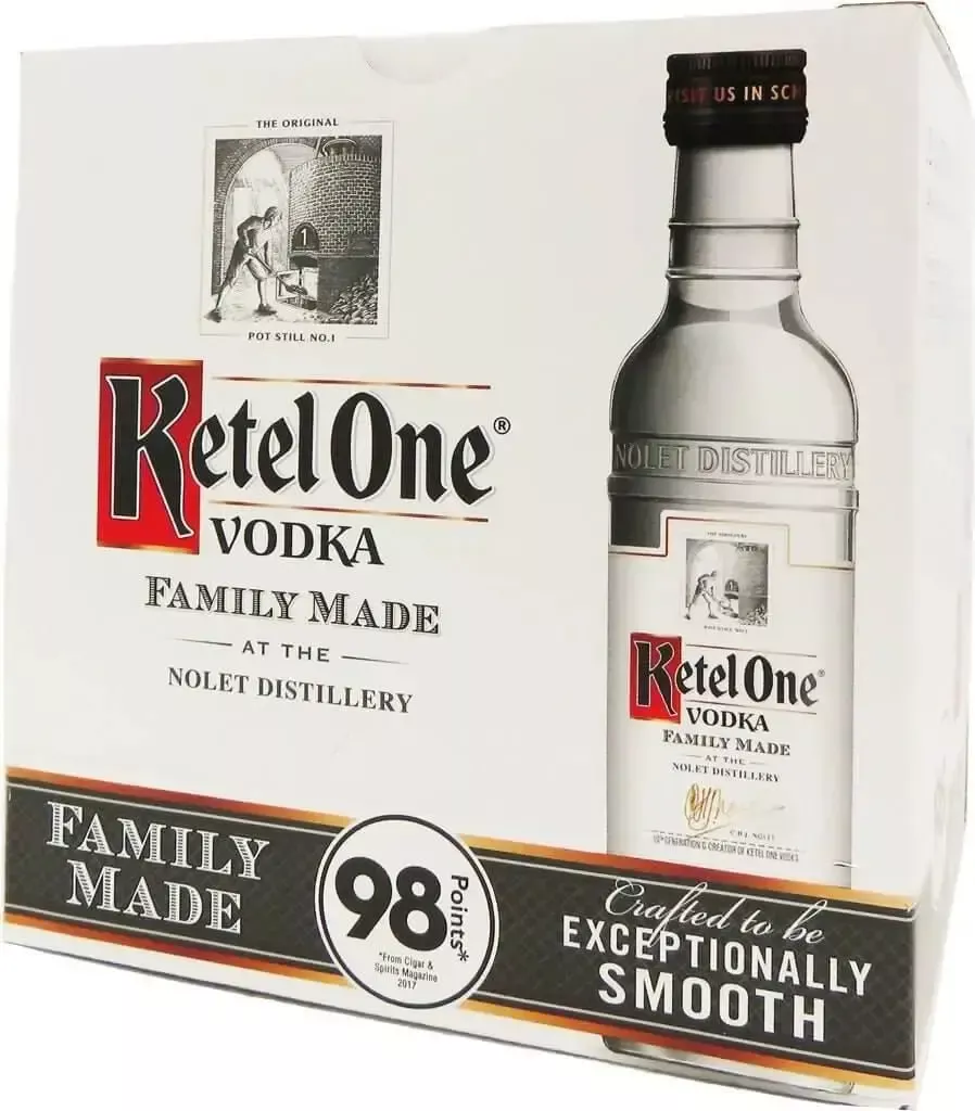 KETEL ONE VODKA 50ML 12PK