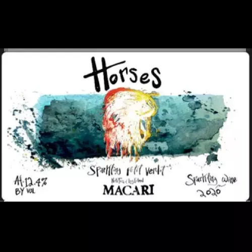 Macari Vineyards Sparkling Petit Verdot Horses