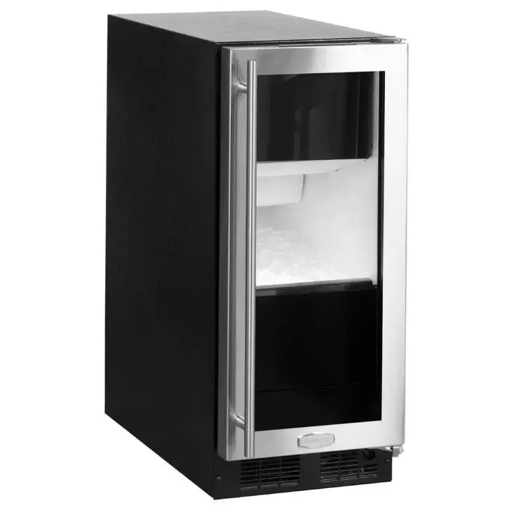 Marvel 15" Clear Ice Machine with Arctic Illuminice and Gravity Drain