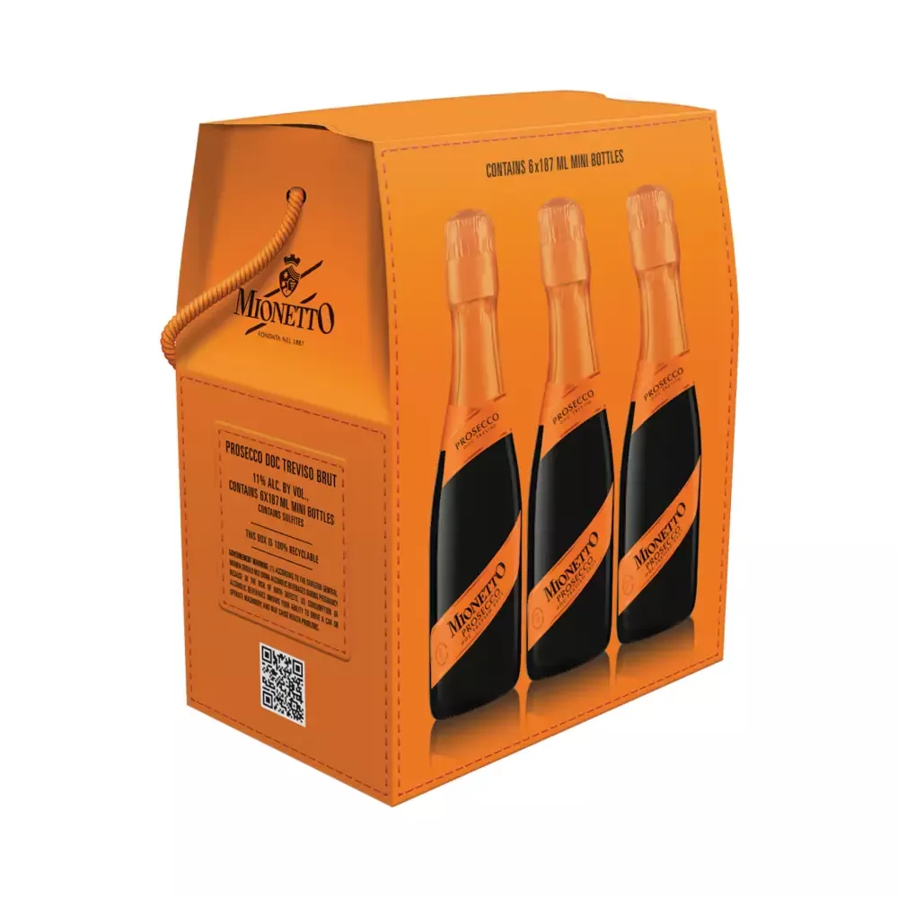 Mini Sparkling Mionetto Prosecco Brut Gift Pack