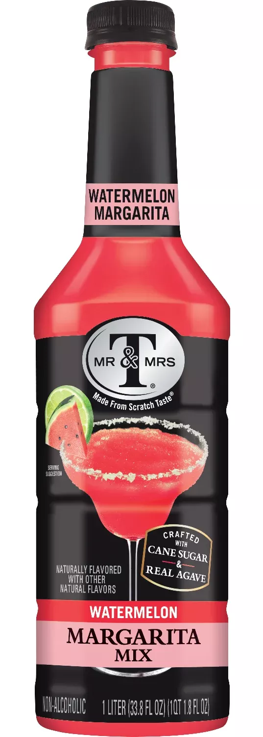 Mr & Mrs T Watermelon Margarita Sugar Cane Plastic 1L