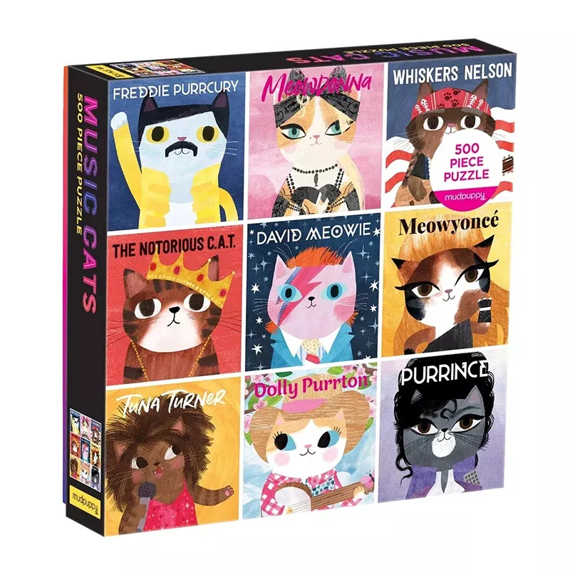 Music Cats 500-Piece Puzzle