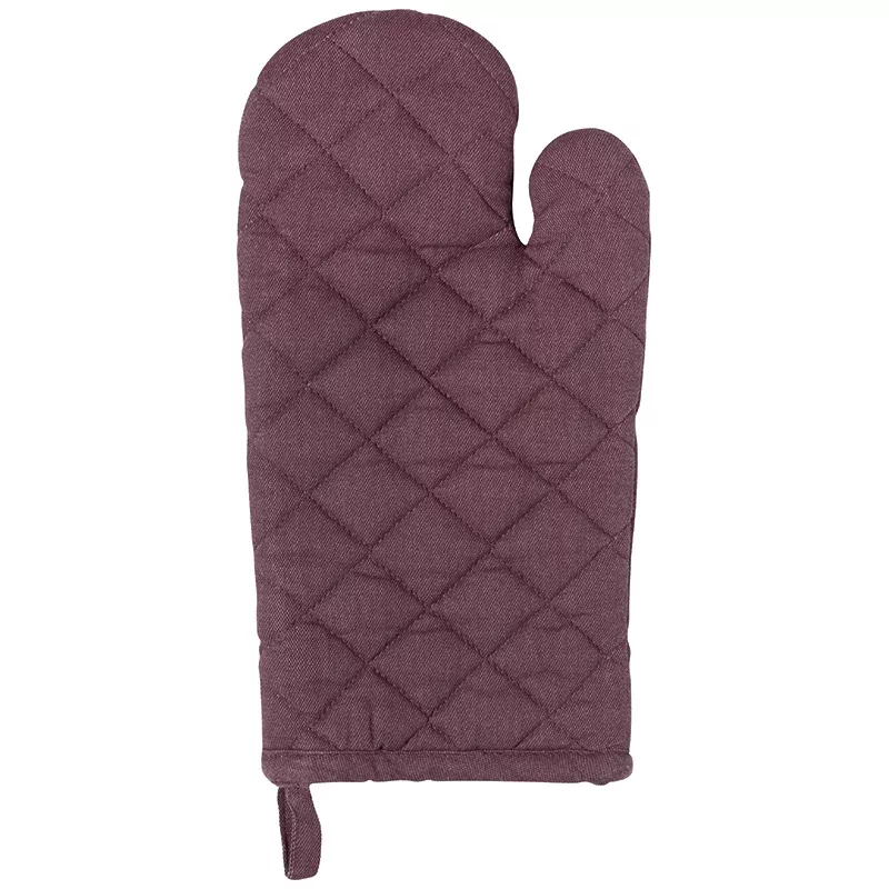 Now Designs Ash Plum Stonewash Oven Mitt
