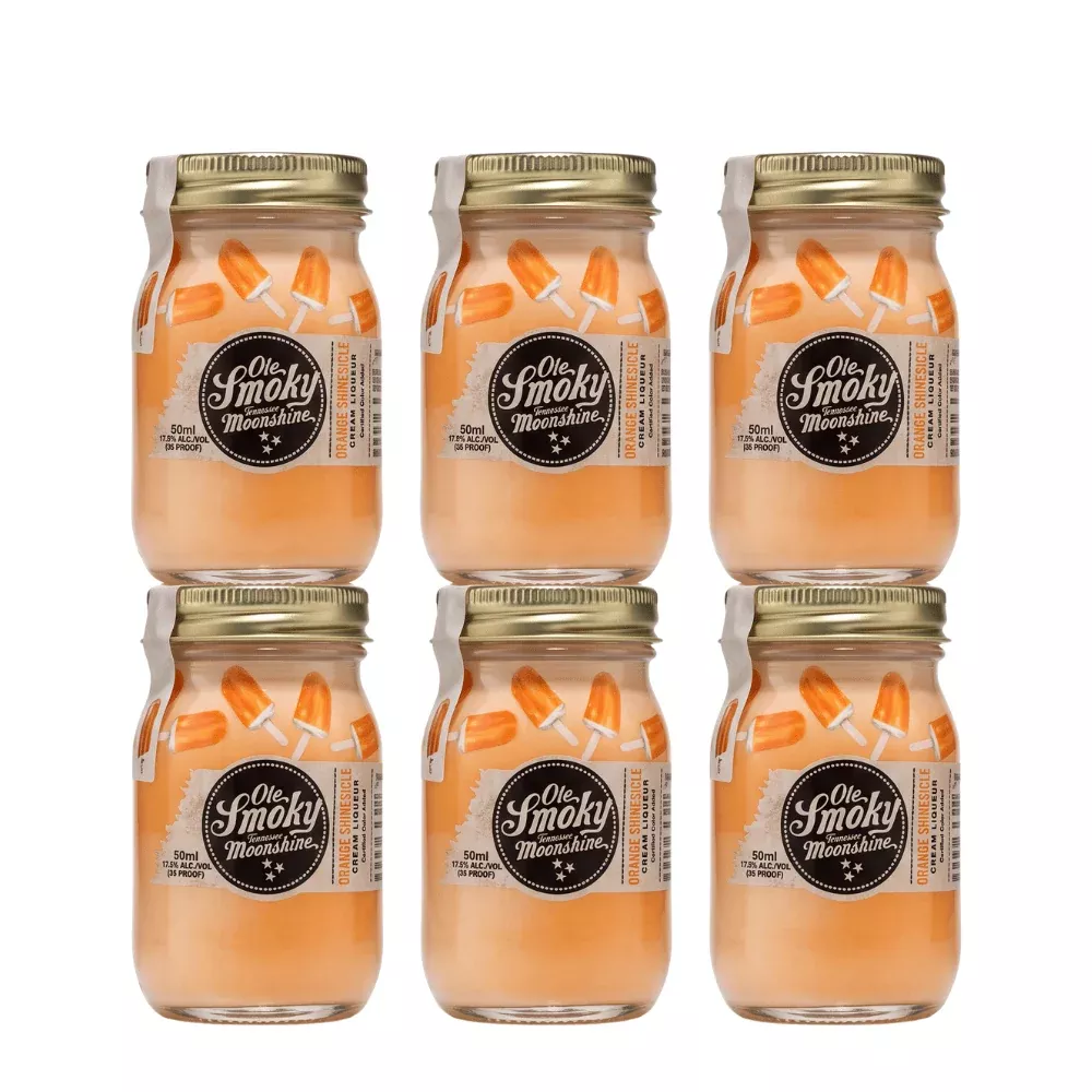 Ole Smoky Orange Shinesicle Moonshine Mini 50ml 6pk