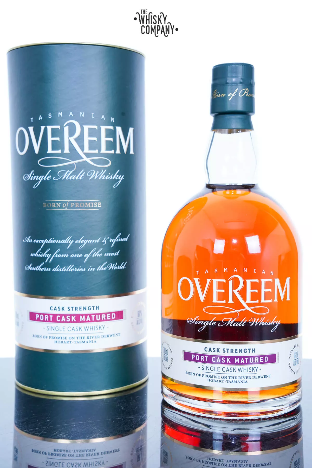 Overeem Port Cask Matured Cask Strength Tasmanian Single Malt Whisky (700ml)
