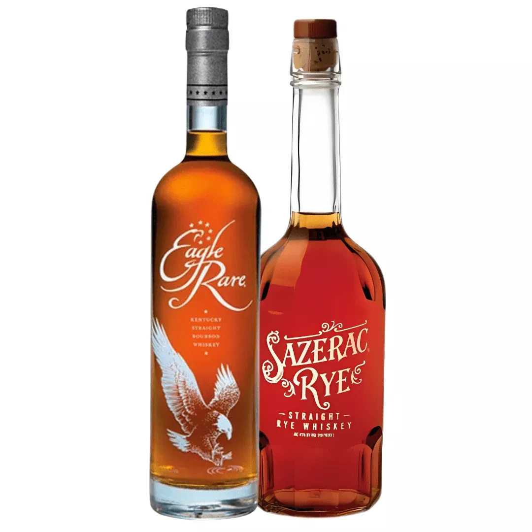 Sazerac Rare Bundle: Eagle Rare Bourbon 700ml & Sazerac Rye