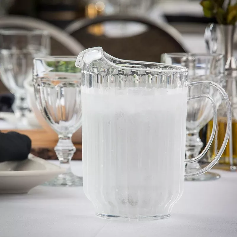 Tablecraft 60 oz. Clear Plastic Pitcher