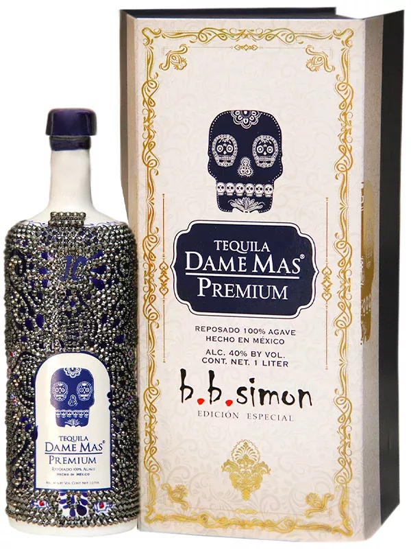 Tequila Dame Mas Premium B.B. Simon Special Silver Edition Reposado