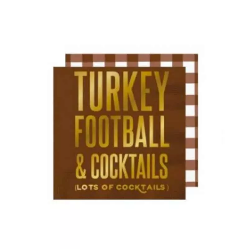 TURKEY FOOTBALL NAPKIN