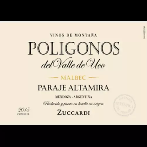 Zuccardi Malbec Poligonos Paraje Altamira 2019